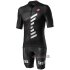 Abbigliamento Giro d'Italia 2020 Manica Corta e Pantaloncino Con Bretelle Nero Bianco