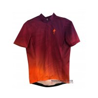 Abbigliamento Donne Specialized Manica Corta e Pantaloncino Con Bretelle 2021 Rosso Arancione