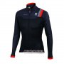 Abbigliamento Sportful 2016 Manica Lunga E Calzamaglia Con Bretelle Rosso E Nero