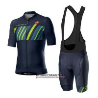 Abbigliamento Castelli 2020 Manica Corta e Pantaloncino Con Bretelle Nero Verde