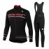 Donne Abbigliamento Sportful 2020 Manica Lunga e Calzamaglia Con Bretelle Nero Rosso