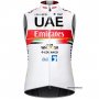 Gilet Antivento UAE 2021 Bianco Rosso