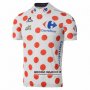 Abbigliamento Tour De France 2016 Manica Corta E Pantaloncino Con Bretelle Rosso E Bianco