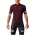 Abbigliamento Giro d'Italia Manica Corta e Pantaloncino Con Bretelle 2021 Spento Rosso