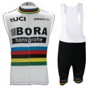 Gilet antivento Bora 2017 bianc e nero