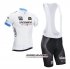Abbigliamento Giro d'Italia 2014 Manica Corta E Pantaloncino Con Bretelle Bianco