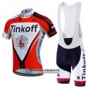 Abbigliamento Tinkoff 2016 Manica Corta E Pantaloncino Con Bretelle Rosso E Bianco