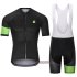 Abbigliamento Steep Manica Corta e Pantaloncino Con Bretelle 2021 Nero Verde(2)