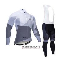 Abbigliamento Northwave 2020 Manica Lunga e Calzamaglia Con Bretelle Bianco Grigio