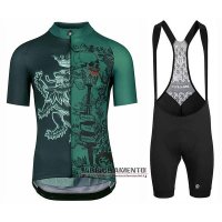 Abbigliamento Assos Fastlane Wyndymilla 2020 Manica Corta e Pantaloncino Con Bretelle Verde