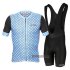 Abbigliamento Le Col Manica Corta e Pantaloncino Con Bretelle 2021 Azzurro