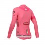 Abbigliamento Giro d'Italia 2014 Manica Lunga E Calza Abbigliamento Con Bretelle rosa