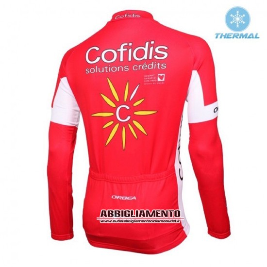 Abbigliamento Cofidis 2016 Manica Lunga E Calzamaglia Con Bretelle Bianco E Rosso - Clicca l'immagine per chiudere